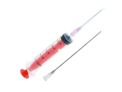 1 x Magenta 10ml syringe with needles